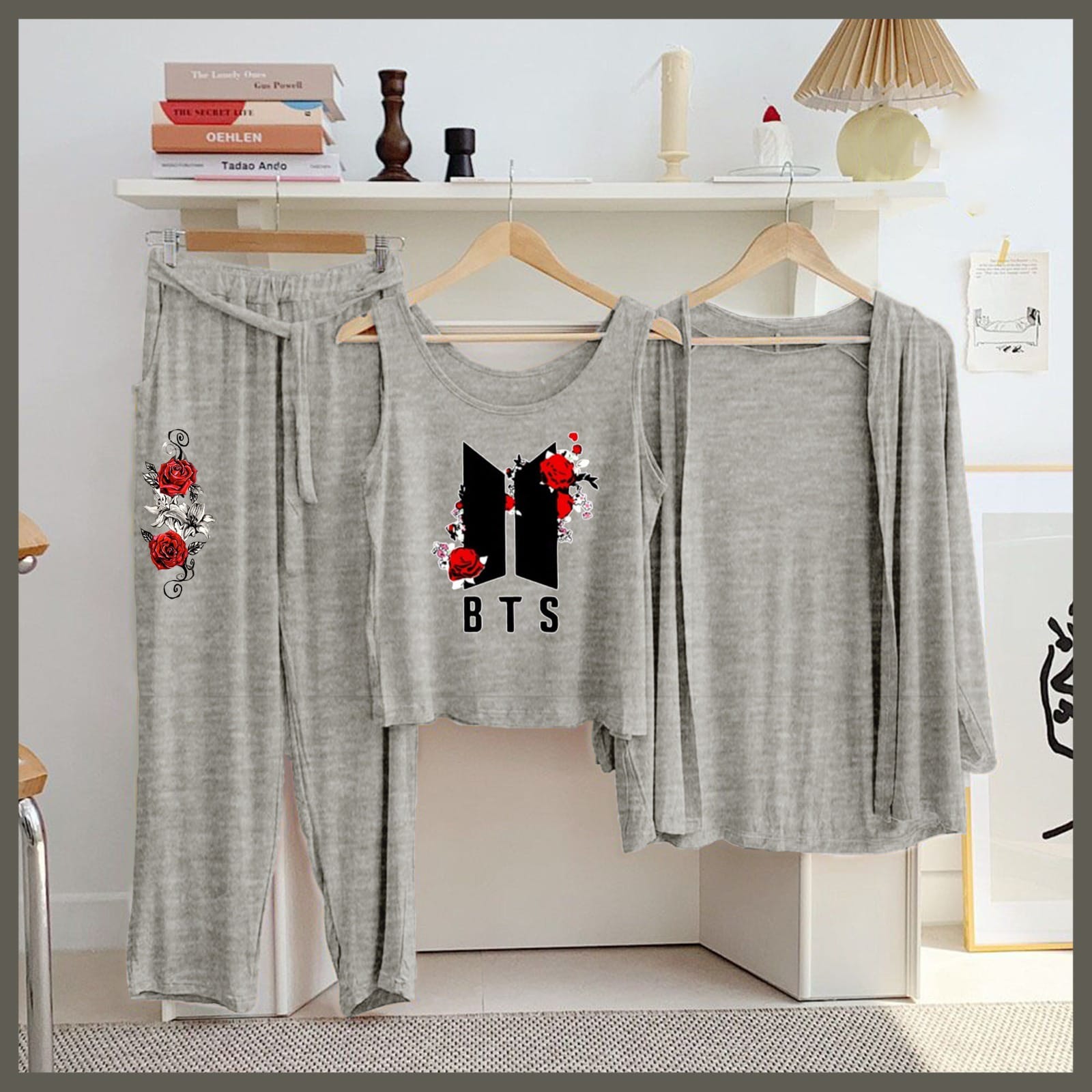New Arrival Launched 3pcs Night Suits For Womens And Girls