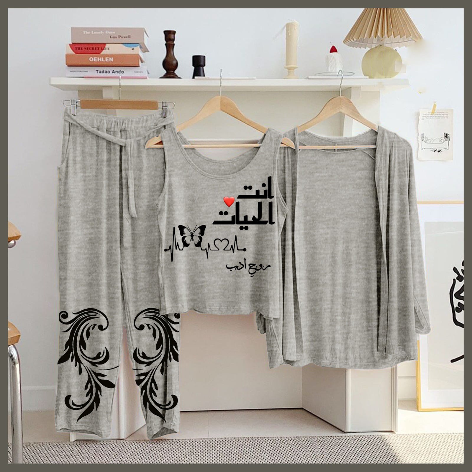 New Arrival Launched 3pcs Night Suits For Womens And Girls