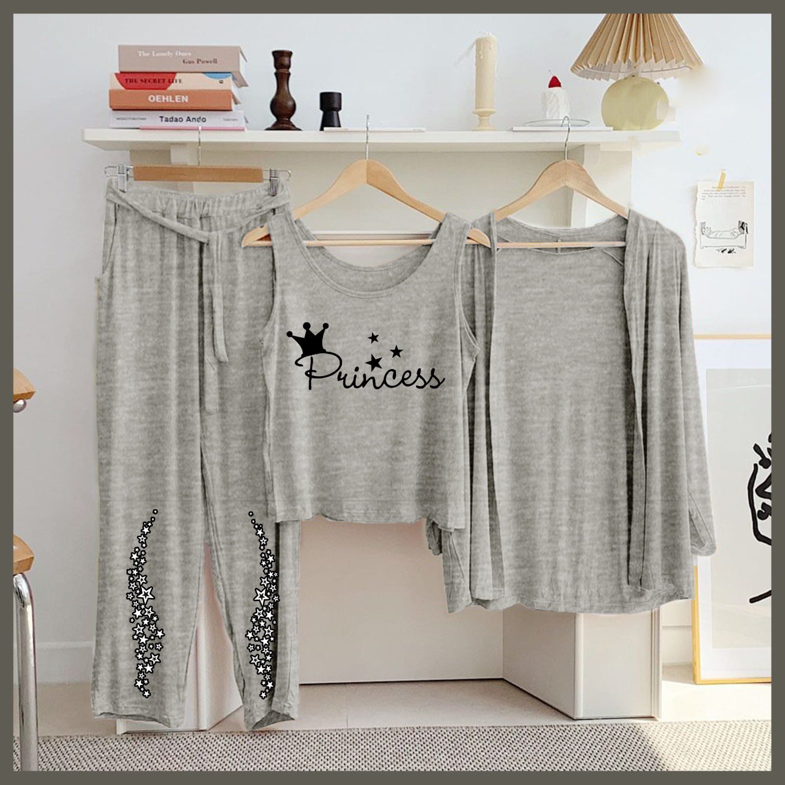 New Arrival Launched 3pcs Night Suits For Womens And Girls