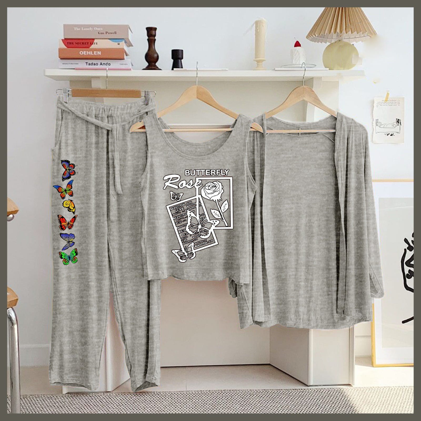 New Arrival Launched 3pcs Night Suits For Womens And Girls