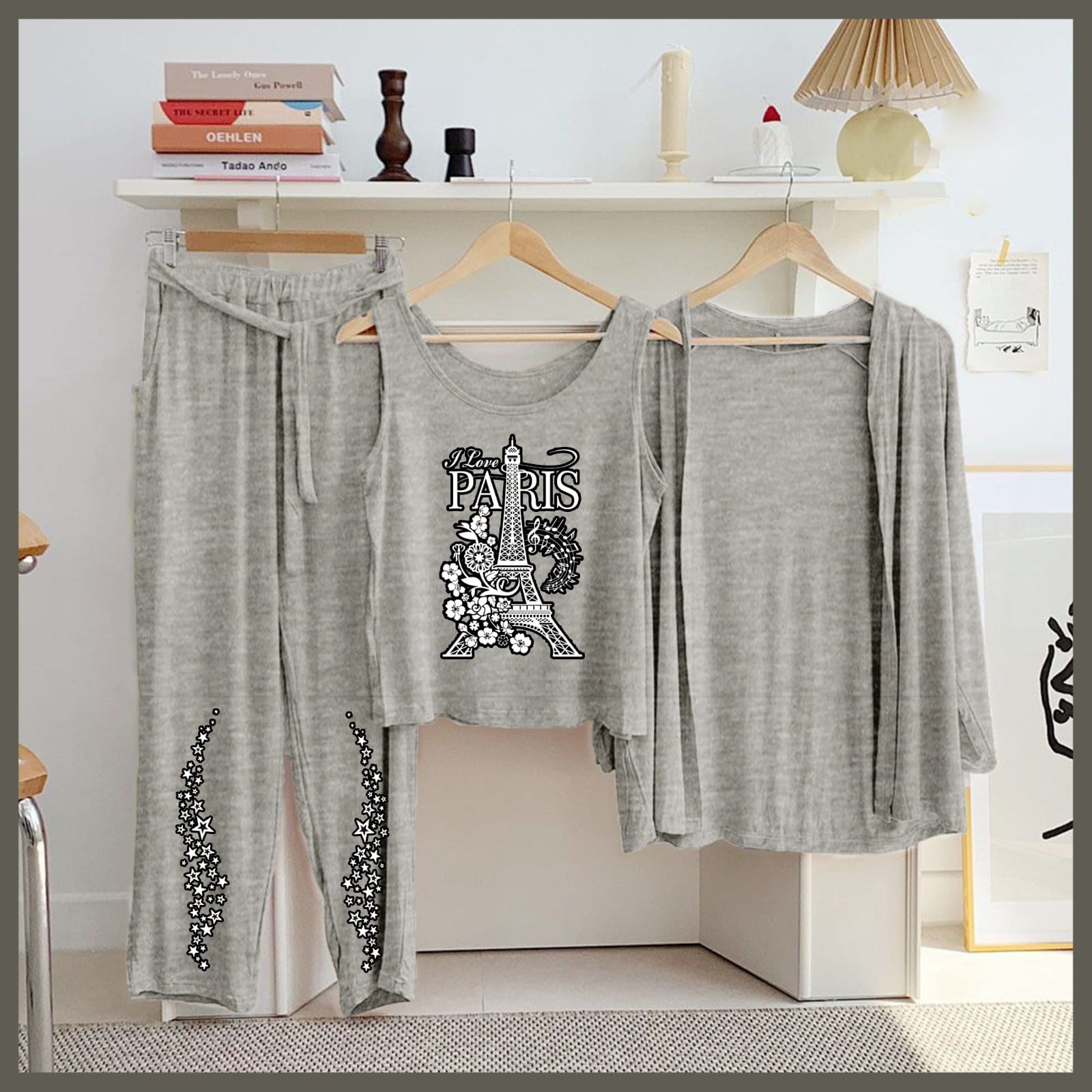 New Arrival Launched 3pcs Night Suits For Womens And Girls