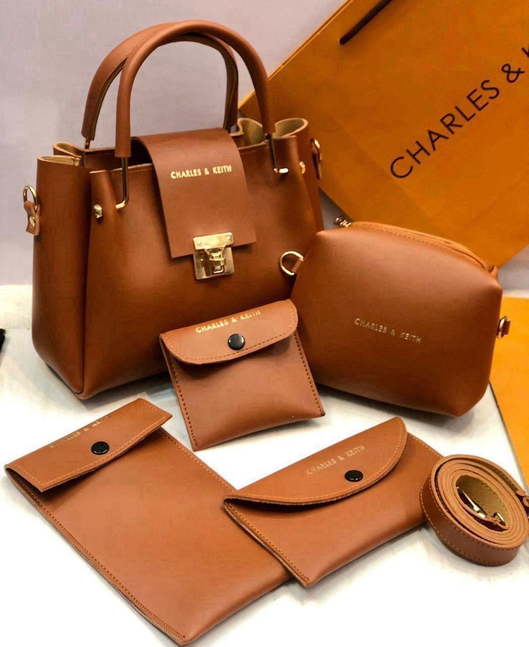 C&K 5 Pcs High Quality Bag Sets For Girls