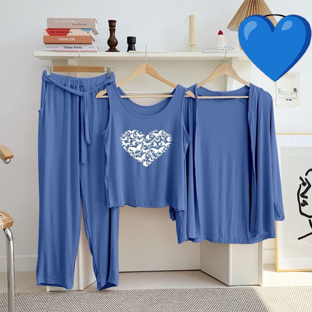 3pcs For Women NIGHT SUIT