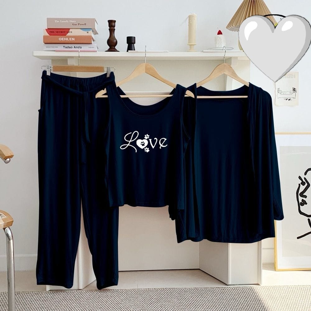3pcs For Women NIGHT SUIT