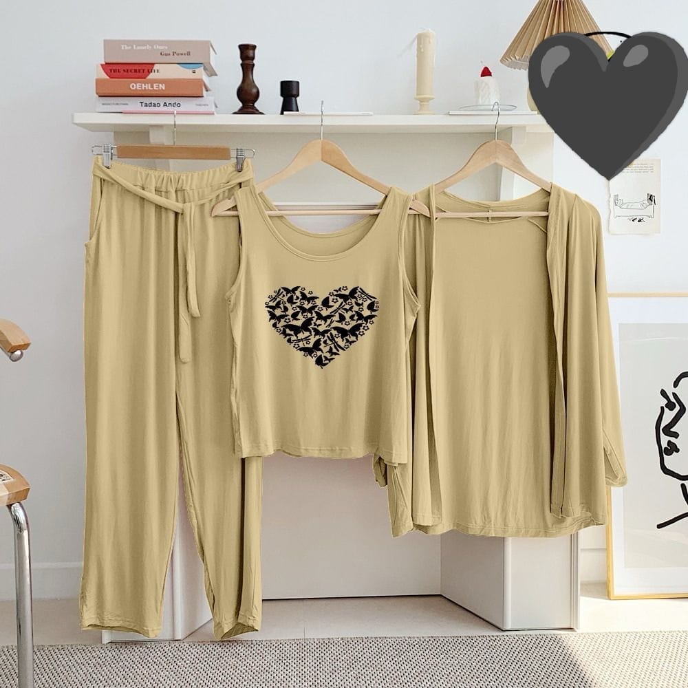 3pcs For Women NIGHT SUIT