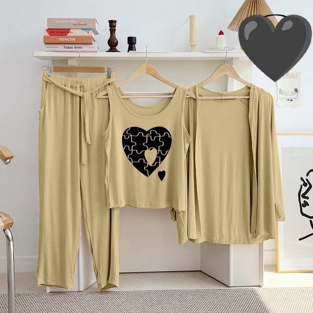 3pcs For Women NIGHT SUIT