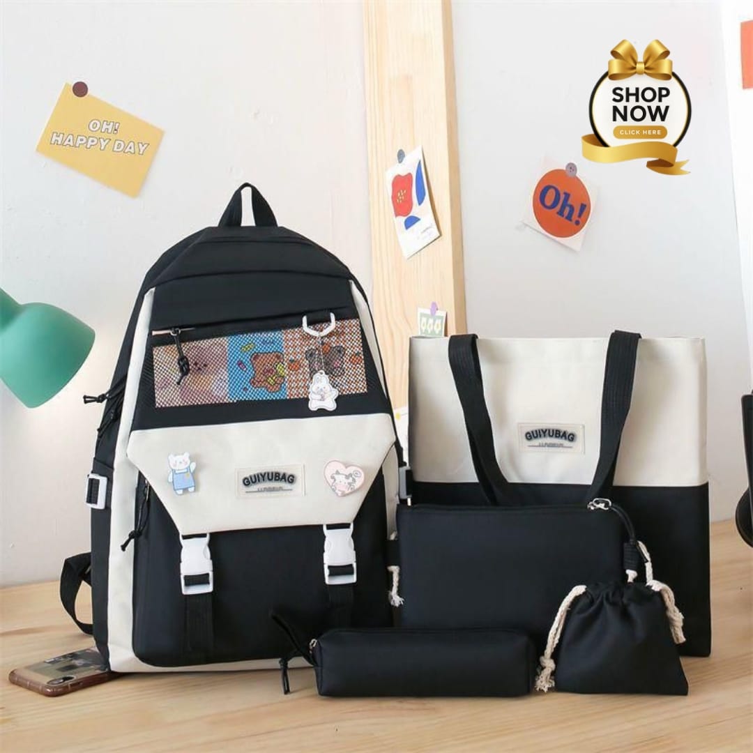 High Quality 4pcs School Bag & Hand Bag For Girls