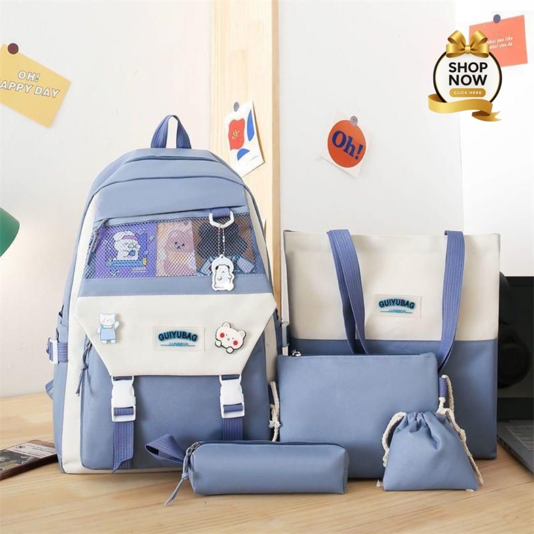High Quality 4pcs School Bag & Hand Bag For Girls