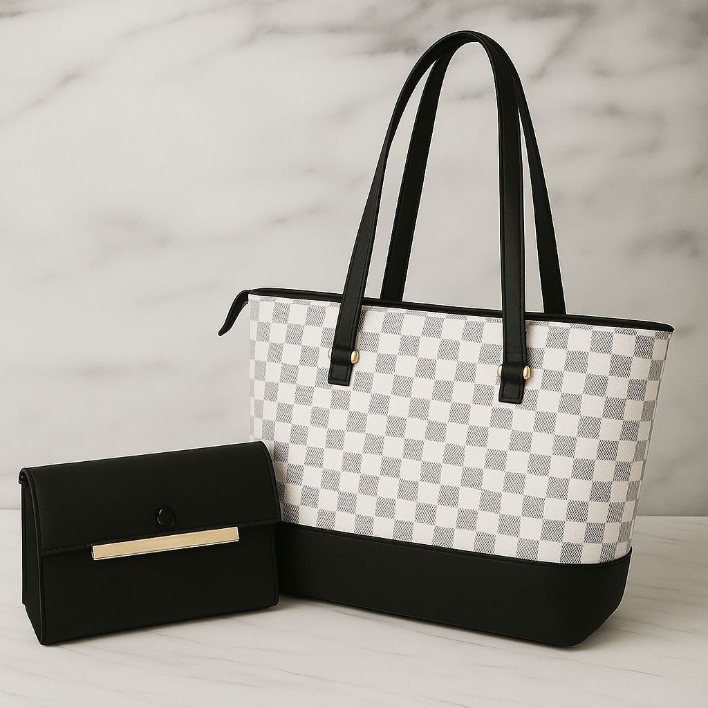 Louis Vuitton High Quality Tote Bag With Clutch Wallet