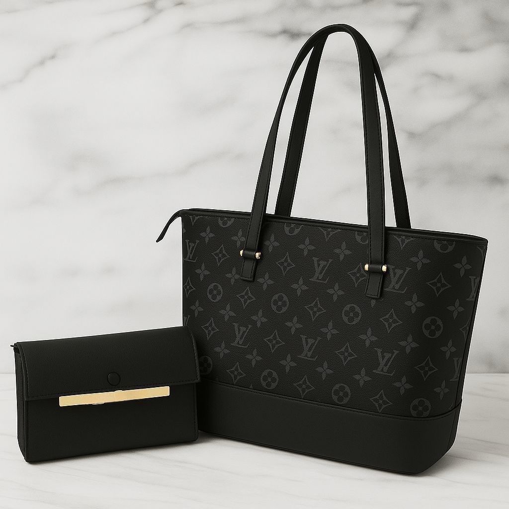 Louis Vuitton High Quality Tote Bag With Clutch Wallet