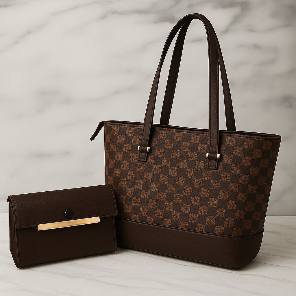 Louis Vuitton High Quality Tote Bag With Clutch Wallet
