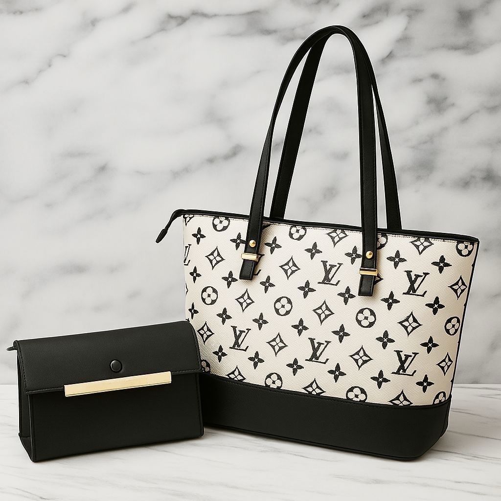 Louis Vuitton High Quality Tote Bag With Clutch Wallet
