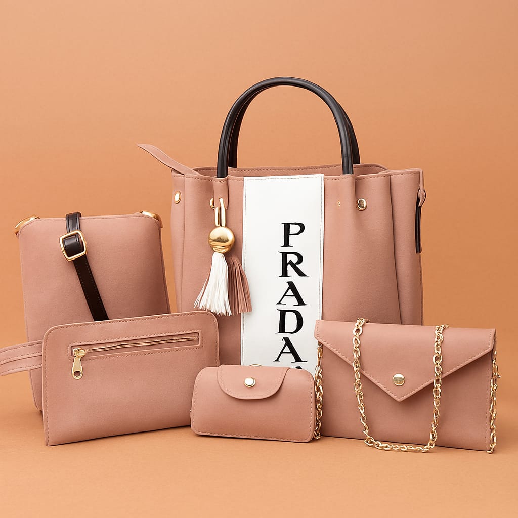Parada High Quality 5 Pcs Bag Sets For Women & Girls