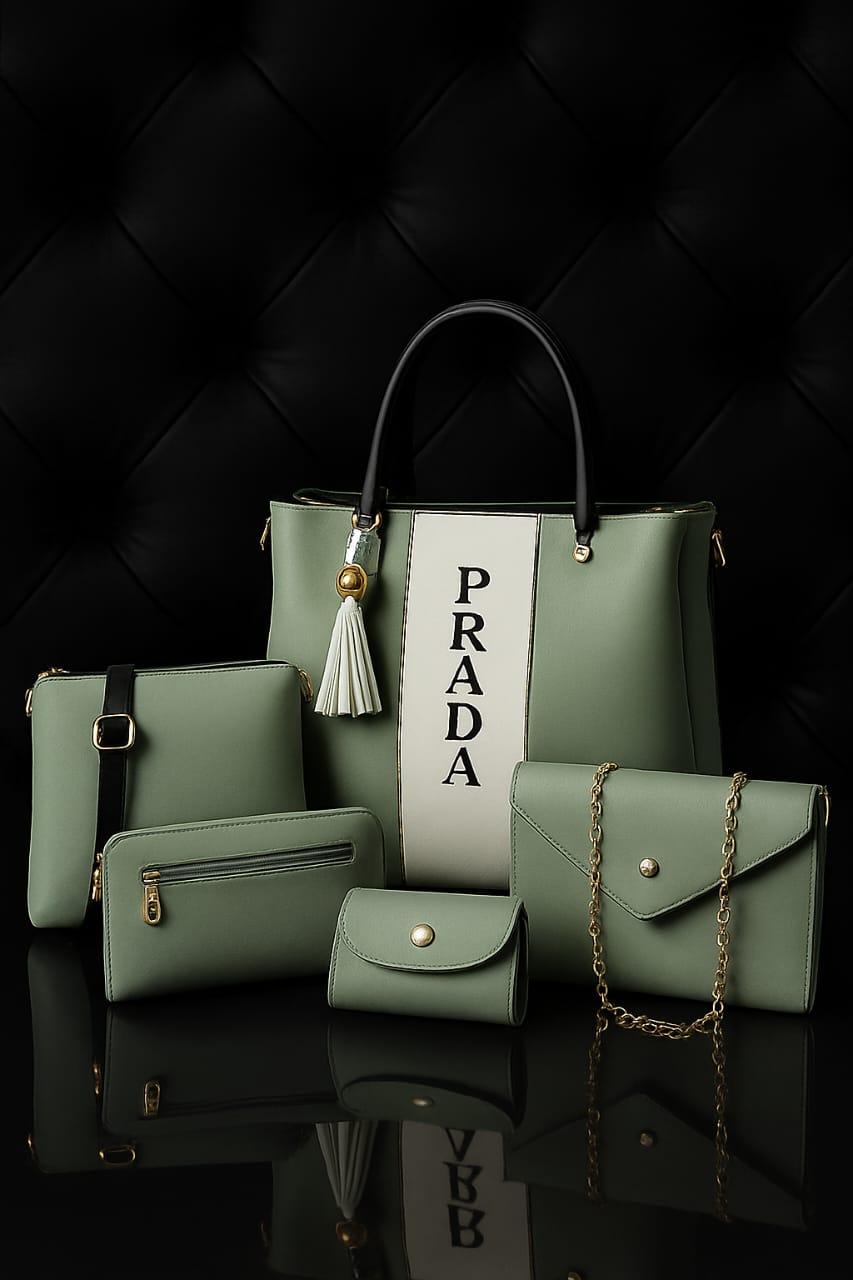 Parada High Quality 5 Pcs Bag Sets For Women & Girls