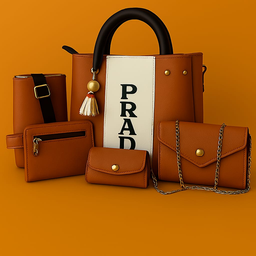 Parada High Quality 5 Pcs Bag Sets For Women & Girls