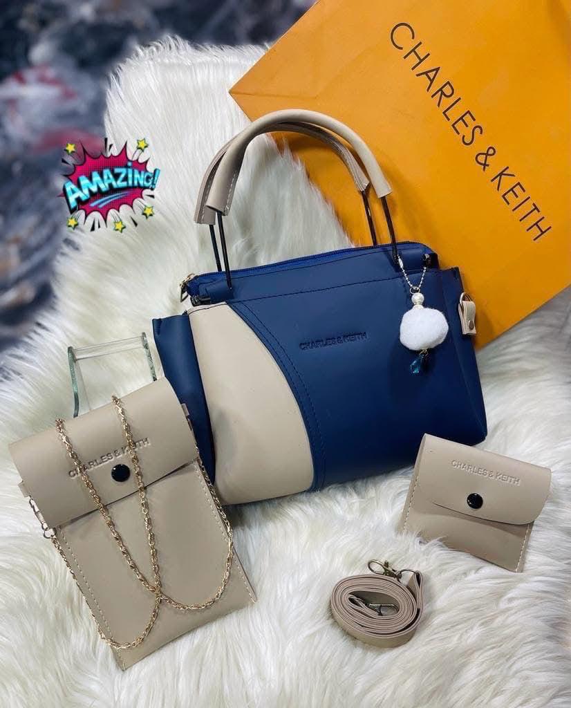 Charles & Kieth 3Pcs Bag Sets For Girls