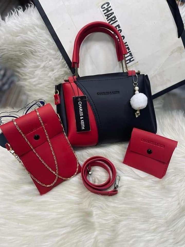 Charles & Kieth 3Pcs Bag Sets For Girls