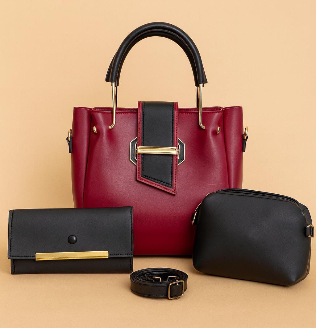 New Colllection 3Pcs Bag Sets For Girls