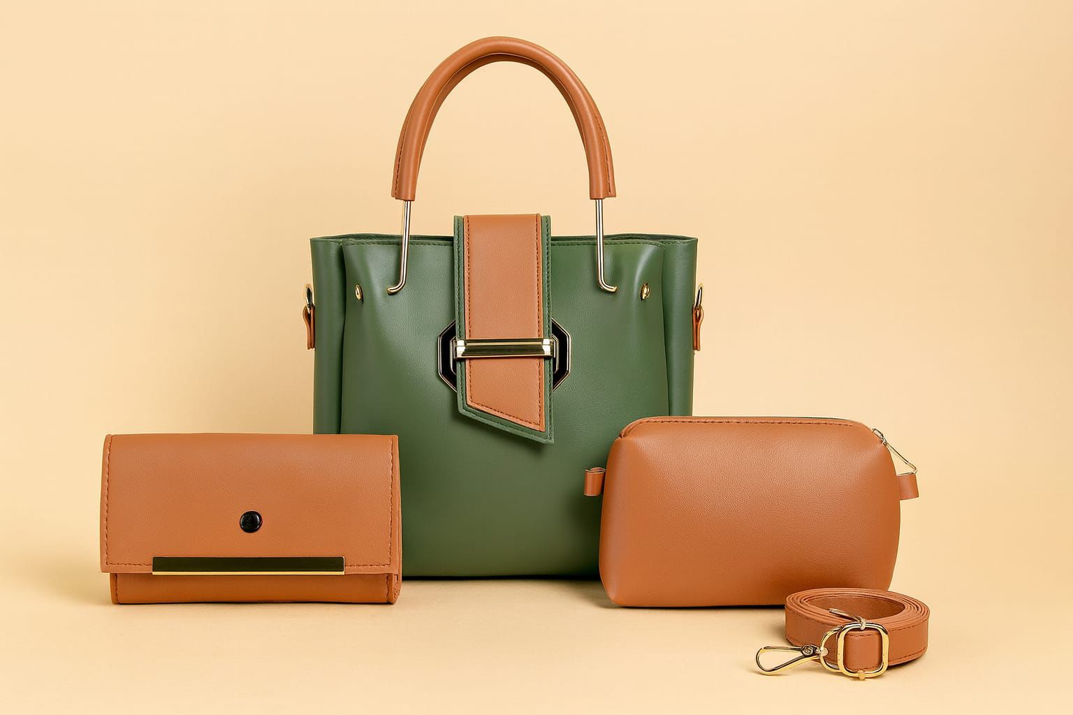 New Colllection 3Pcs Bag Sets For Girls