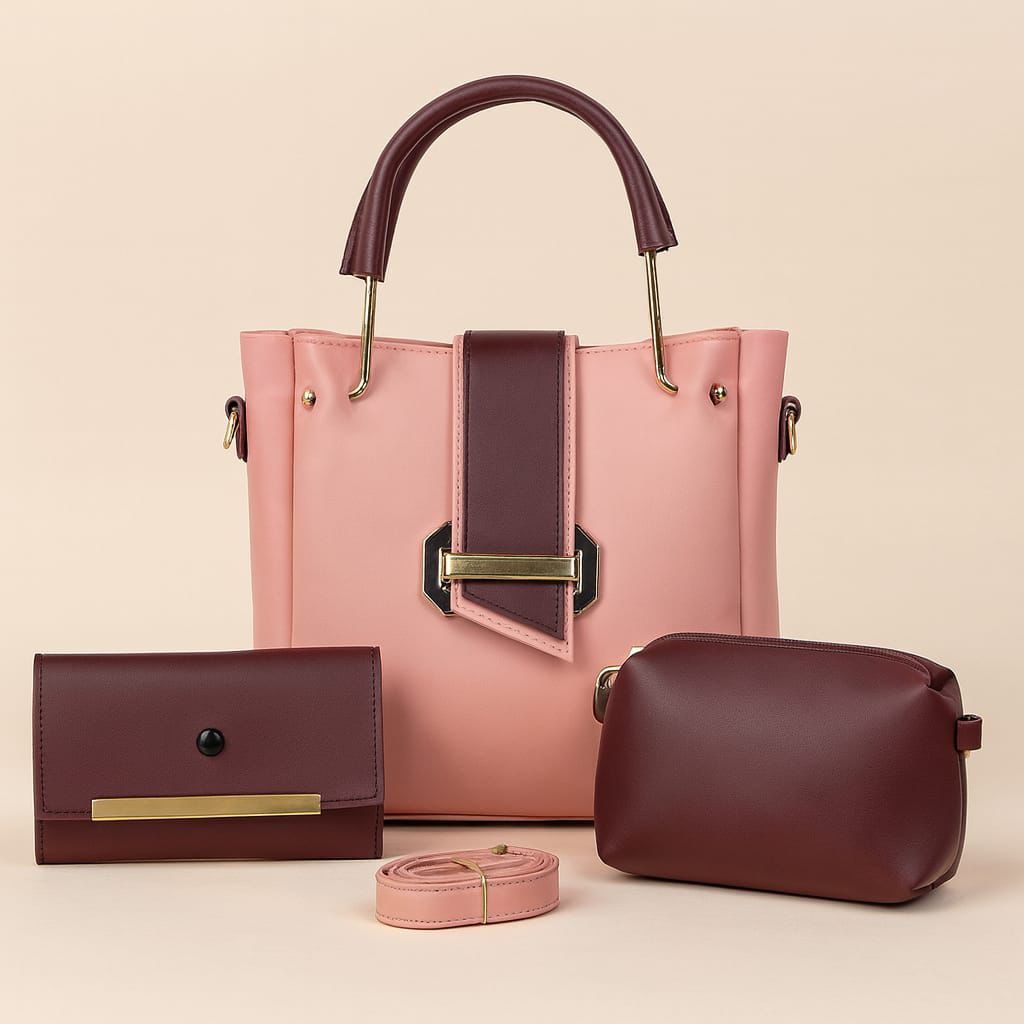 New Colllection 3Pcs Bag Sets For Girls