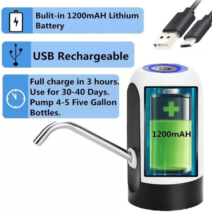 Portable & Rechargeable Electric Water Dispenser