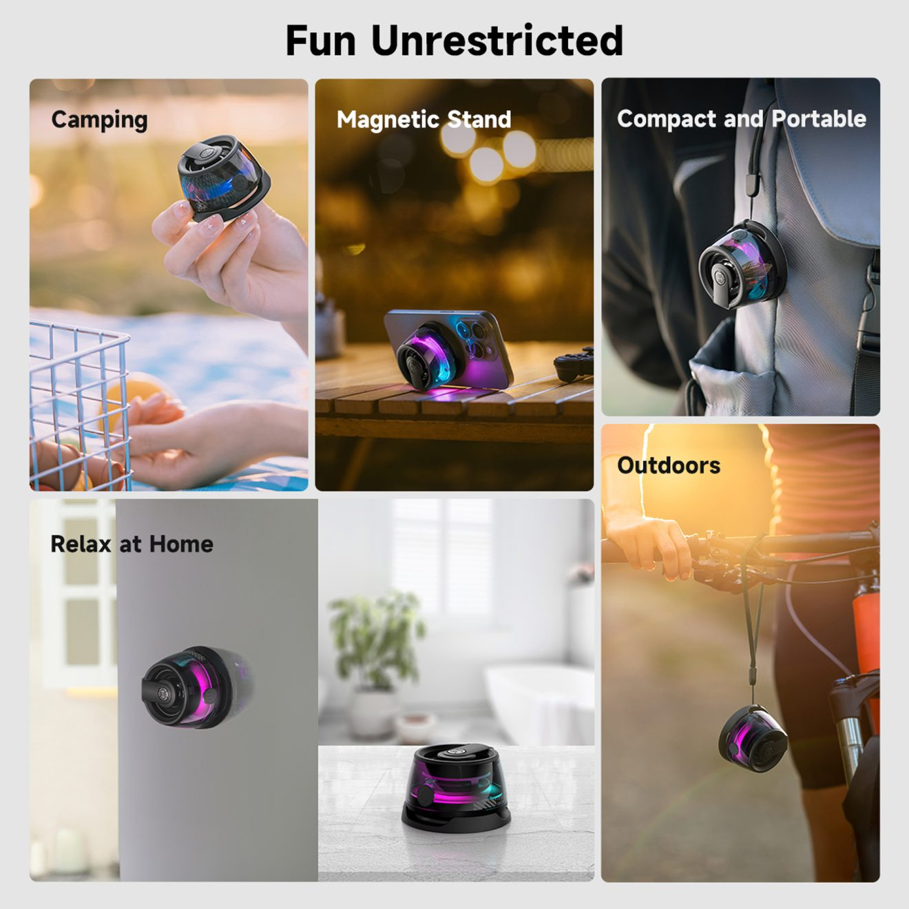 Magnetic Bluetooth Speaker
