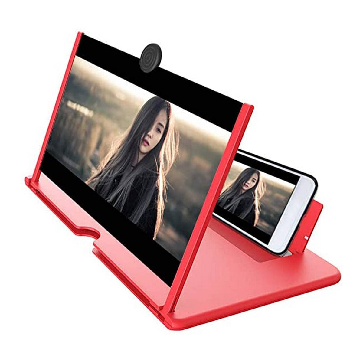 Mobile Phone Screen Magnifier 10 Inch 3D Display