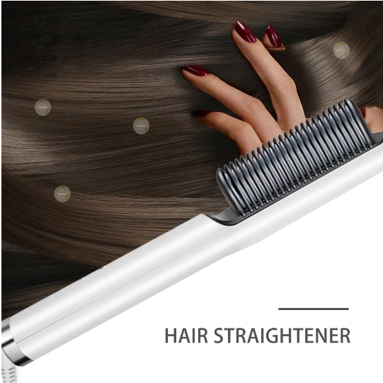 Hair Straightener Curling Brush